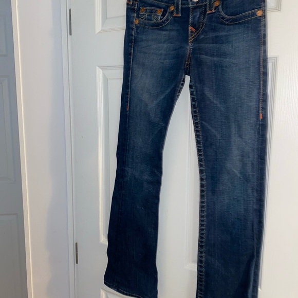 True Religion Denim - True Religion Blue Straight‎ Leg Jeans